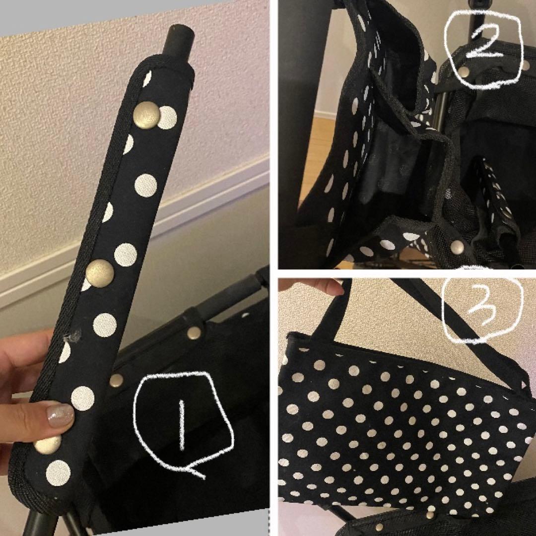 【大幅値下げ】マザーカート♥プレミアム♥2段♥ドット柄♥