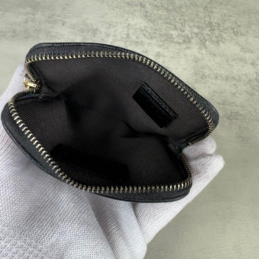 CHANEL キャビアスキン　マトラッセ　ケース　フラグメントケース