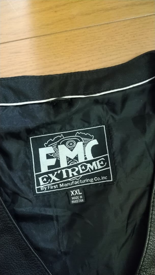 激激レア！　ハーレーダビッドソン　オールドワッペン　レザーベスト　XXL