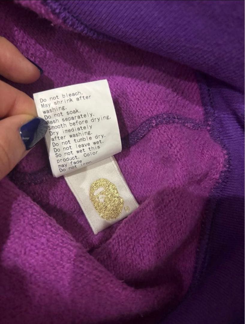 A BATHlNG APE シャークパーカー　ファイヤーカモ