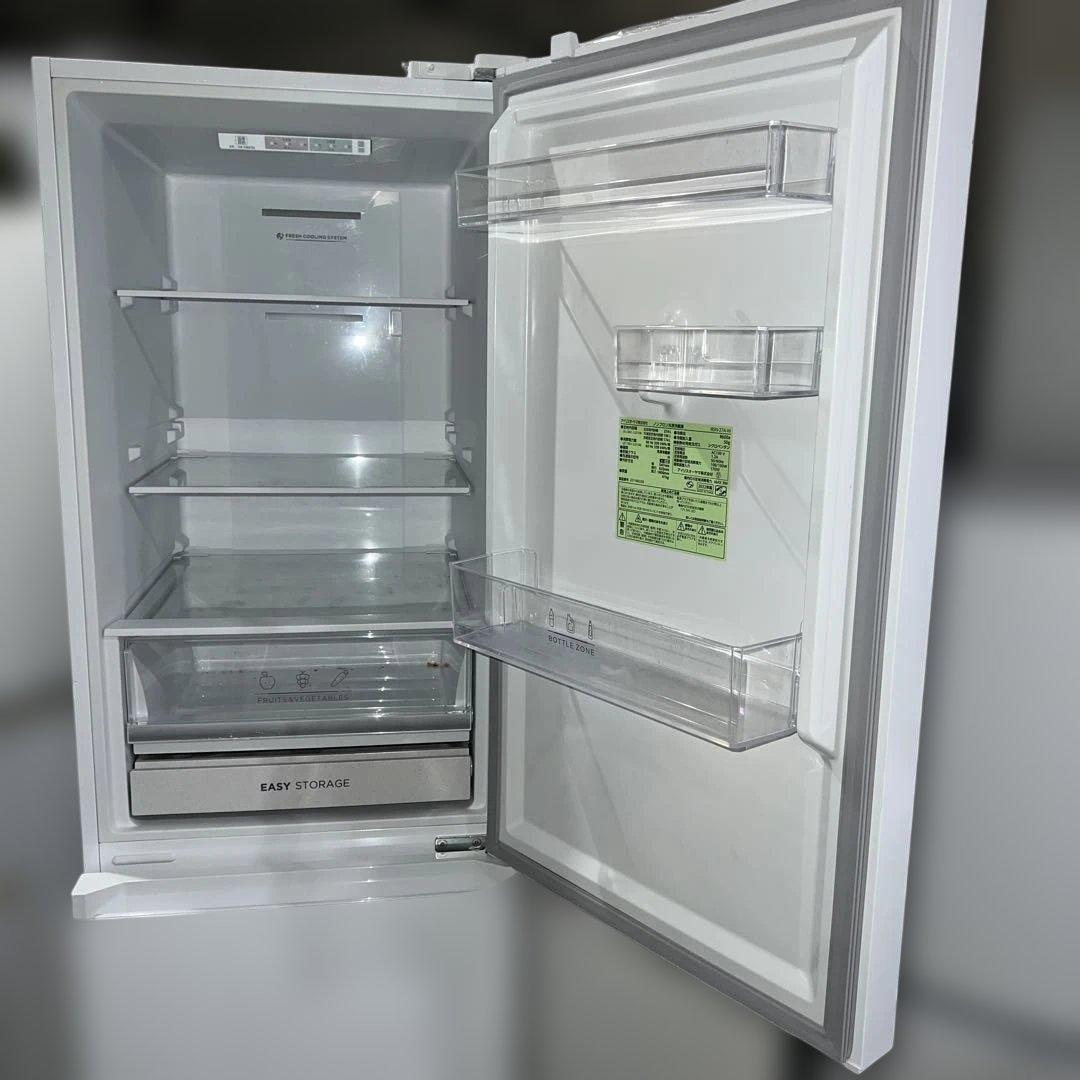 ⭐︎アイリスオーヤマ 冷蔵庫 IRSN-27A-W 274L BIG冷凍室100L