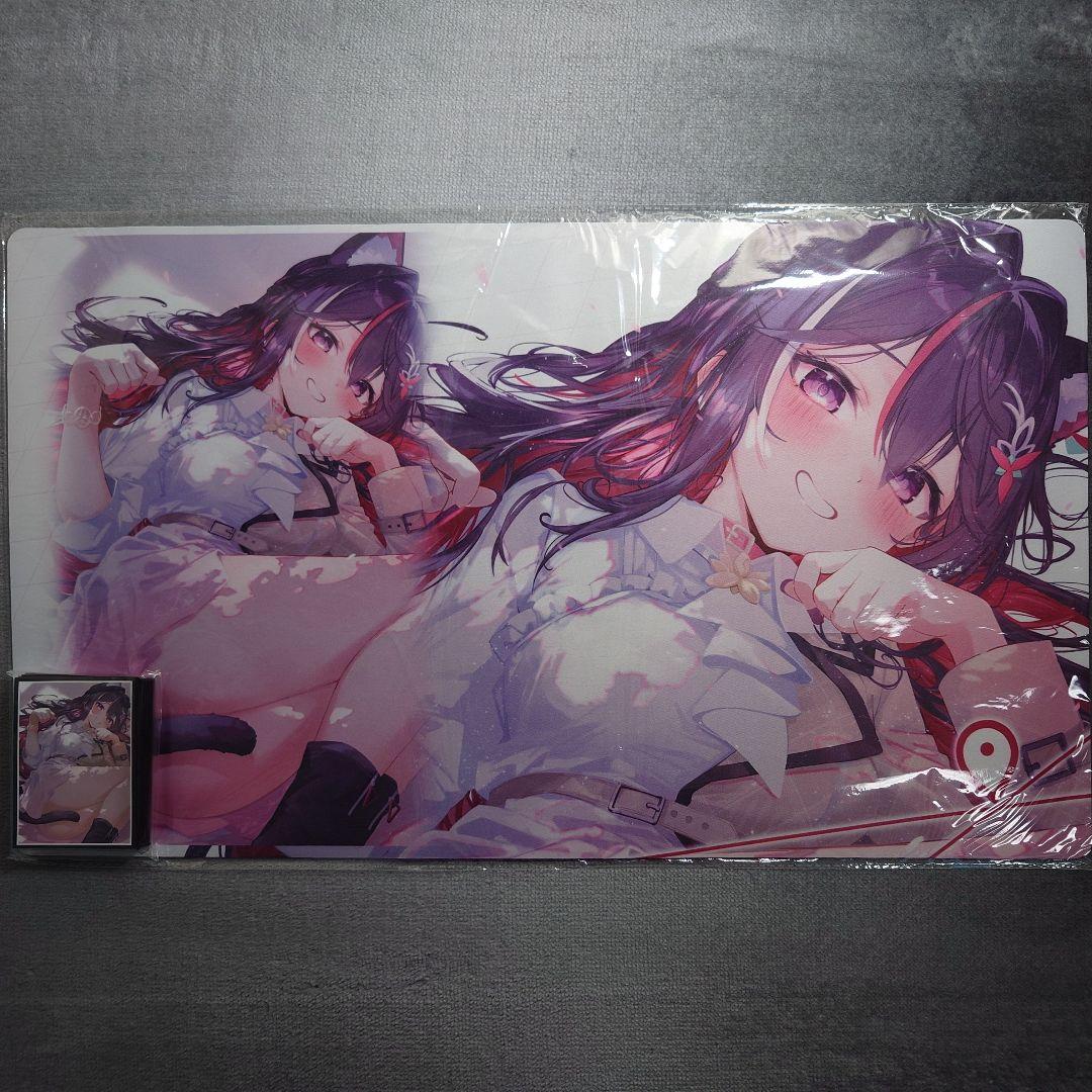 α1 ホロライブ 猫耳&猫尻尾&ゲッサー AZKi スリーブ&プレイマット