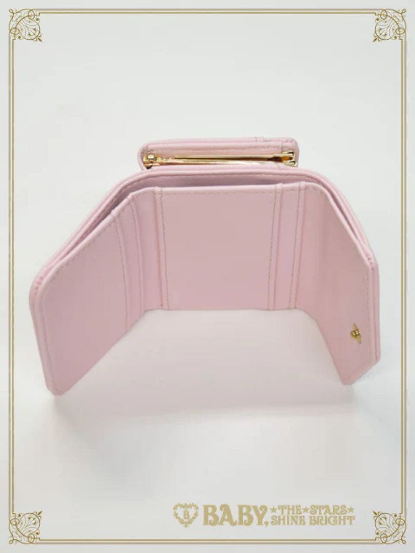 「送料込み」BABY, THE 三つ折り財布 ピンク