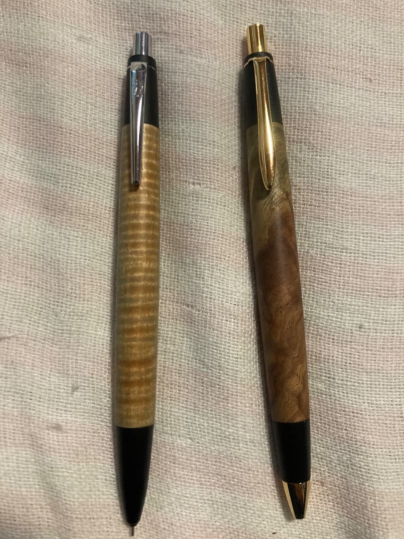 野原工芸　栃縮杢　ボナンペン　花梨紅白