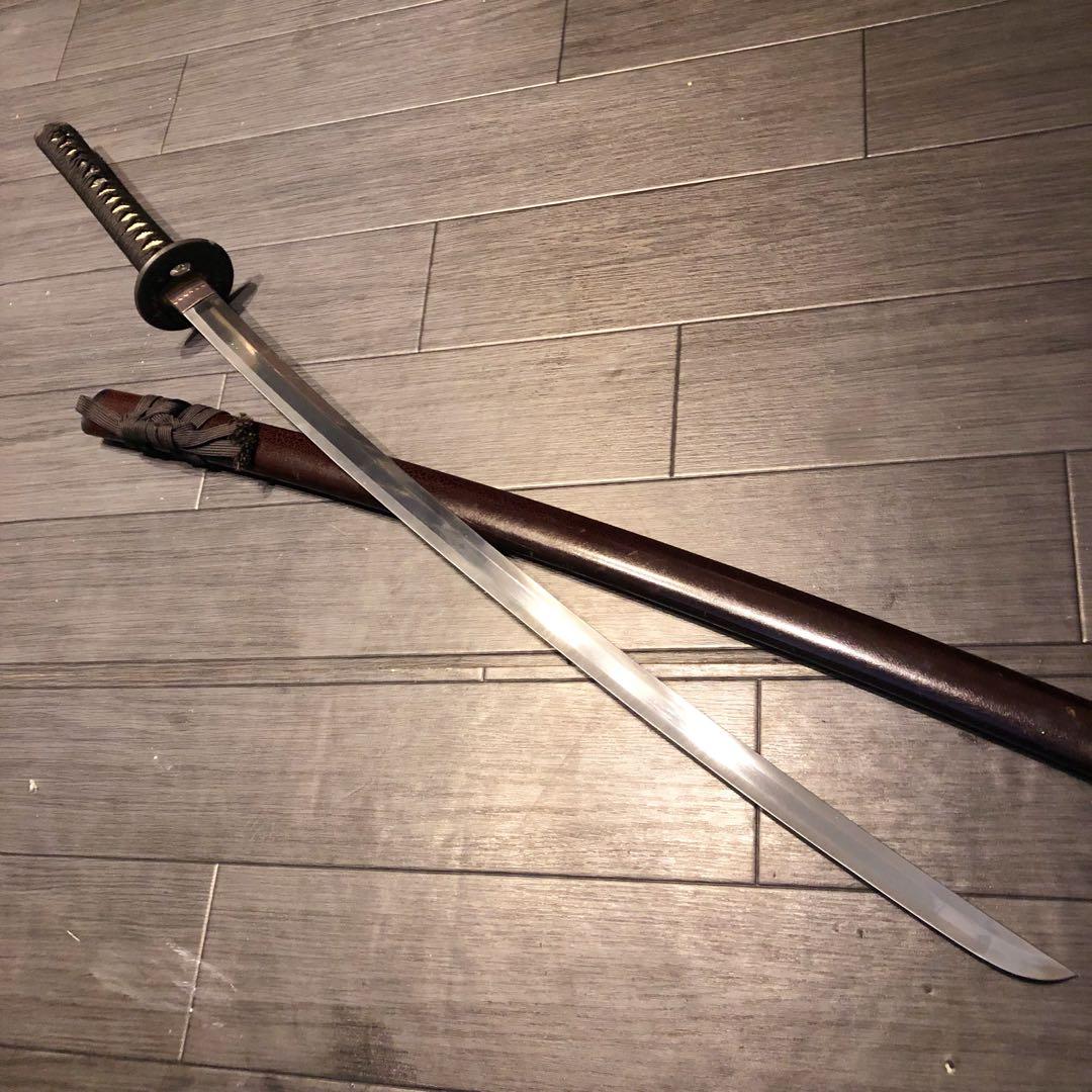 高級模造刀　高級居合刀　研波刃　合金　本格