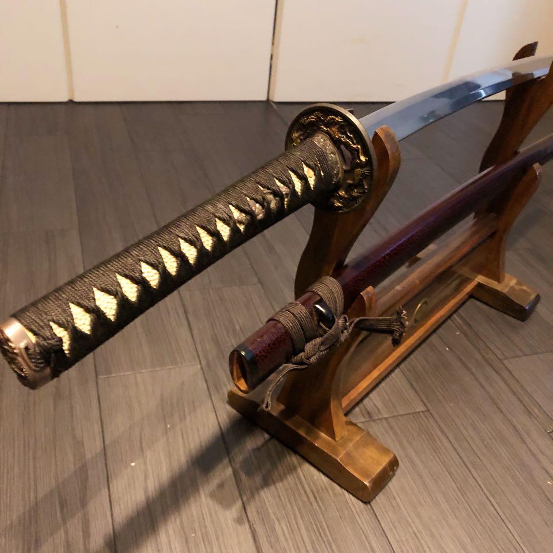 高級模造刀　高級居合刀　研波刃　合金　本格