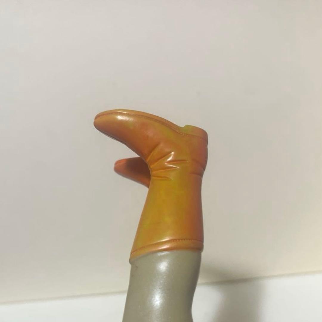 ブルマァク製 トリプルファイター オレンジファイター ソフビ フィギュア 当時物