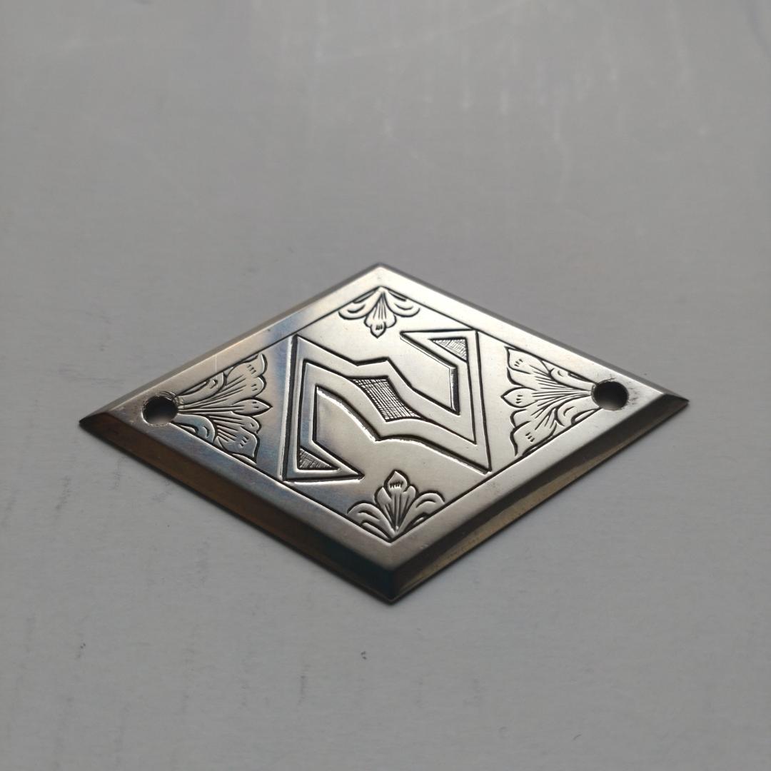 Greco ZEMAITIS 純銀製 ヘッドエンブレム / ヘッドプレート