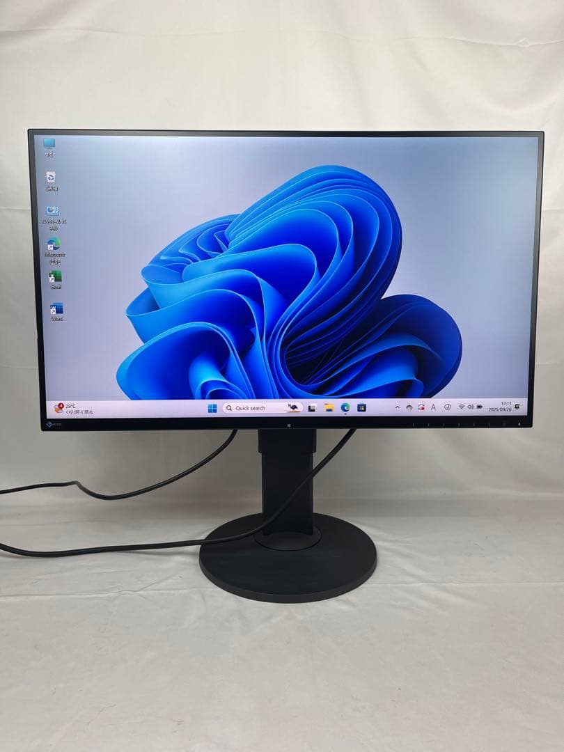 使用時間88H EIZO EV2750 27インチモニター　内蔵スピーカー2K