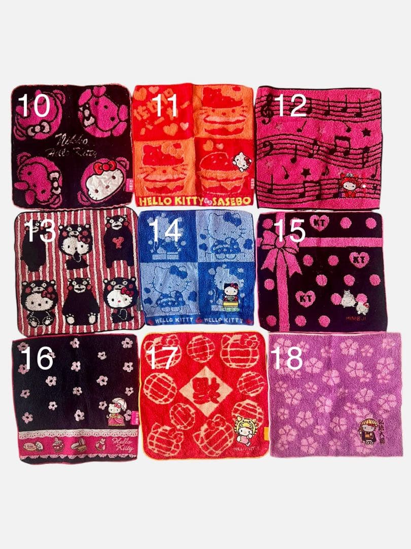 ハローキティ ハンカチ　まとめ売り　84点　バラ売り可
