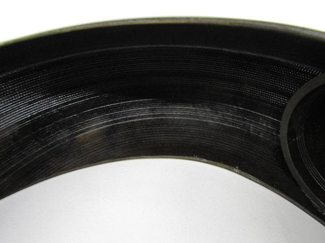 Y5-0926 高岡銅器 鋳銅製 吊花生 三日月 尺0 33ｃｍ 三猿吊金具付