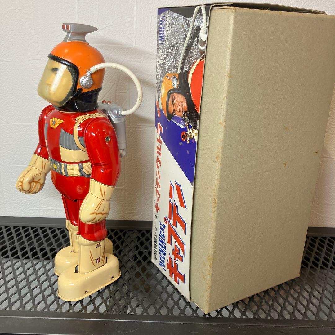 ビリケン商会 キャプテンウルトラ メカニカルフィギュア ブリキ ゼンマイ歩行