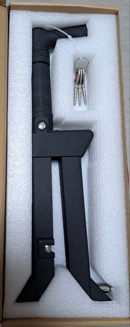 盗難防止ペダルロック 車両用 ブレーキロック 黒　pmiv15