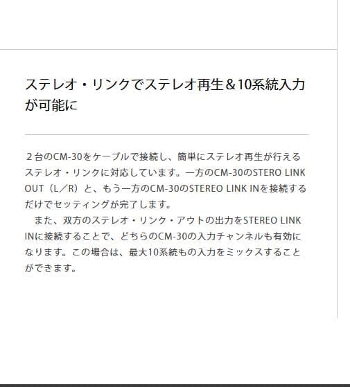 鍵盤楽器 Roland CUBE Monitor CM-30