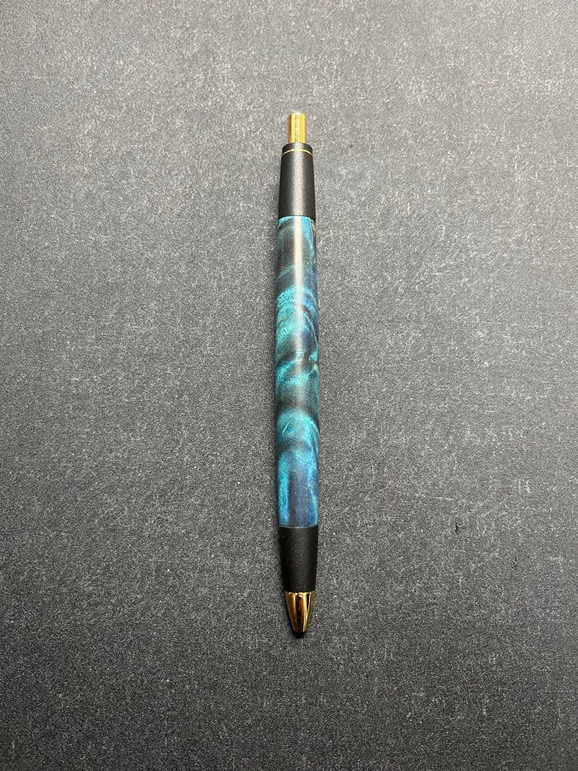 キツツキ　ボールペン　スタビライズドウッド　メイプル瘤