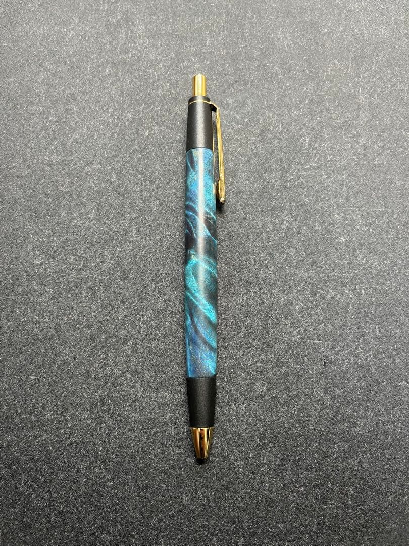 キツツキ　ボールペン　スタビライズドウッド　メイプル瘤