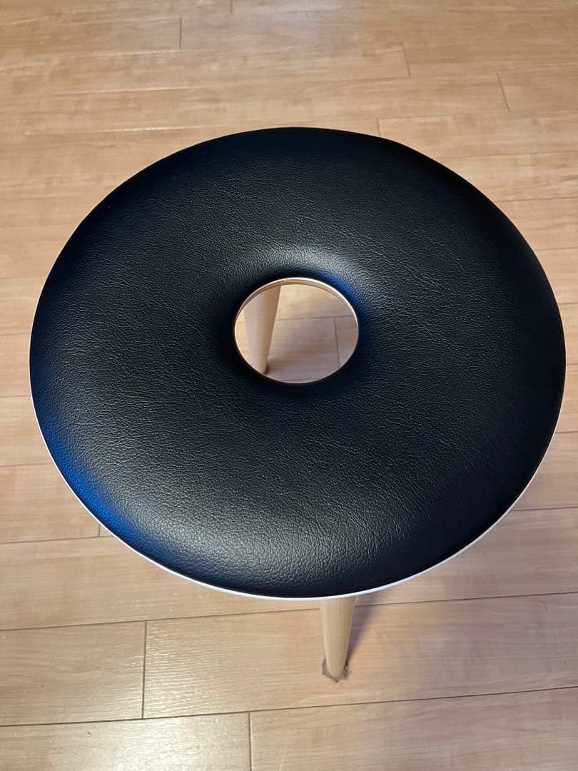 天童木工 リングスツール（ブラック）