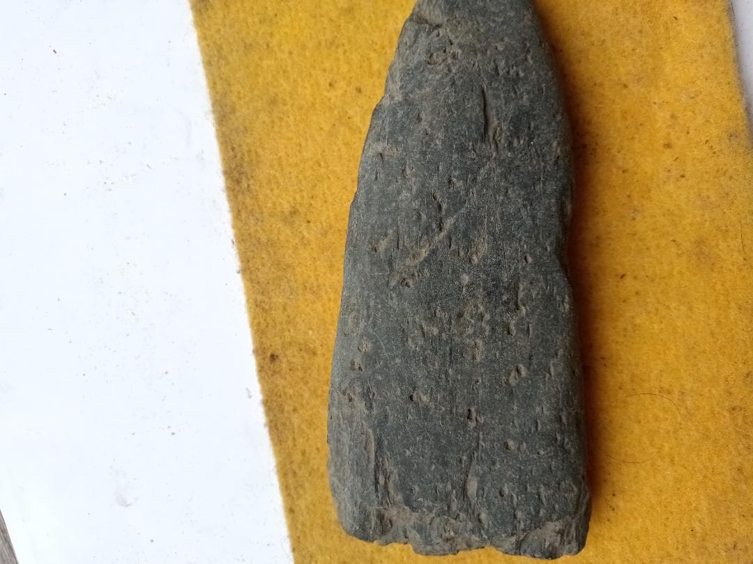 握り槌　出土石斧　石器　縄文時代　新石器時代　変間岩　片岩？　磨製石器　186