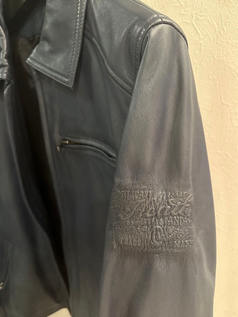 HEATH INDUSTRIAL 革ジャン ライダースジャケット 羊革