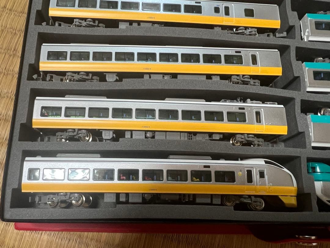 グリーンマックスe653系 黄色と緑色セット　室内灯付き！