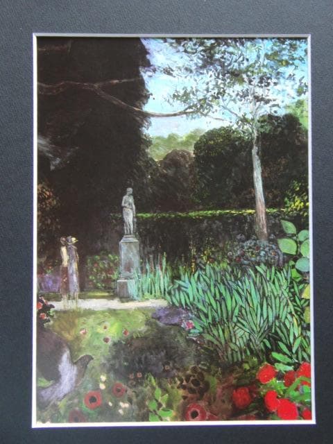 カシニョール（Cassigneul）、忘れられた彫像、希少な画集より