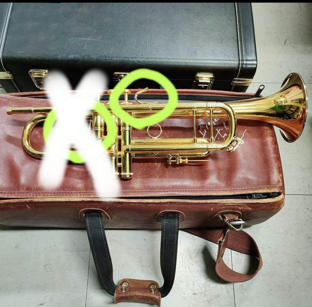 Bach トランペット マウスパイプフック　金メッキ