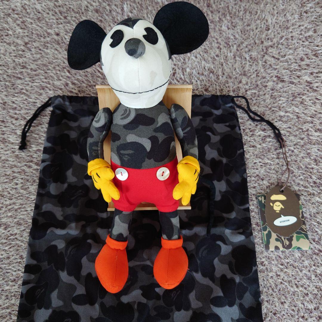 ★APE エイプ×DISNEY ディズニー 初期 ミッキーマウス ぬいぐるみ★