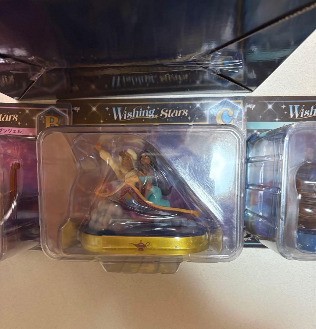 ディズニー Wishing Stars フィギュアセット　happyくじ
