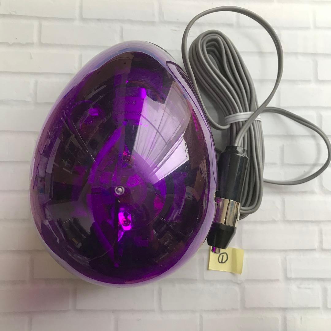 紫　回転灯　パトランプ　1&2セット