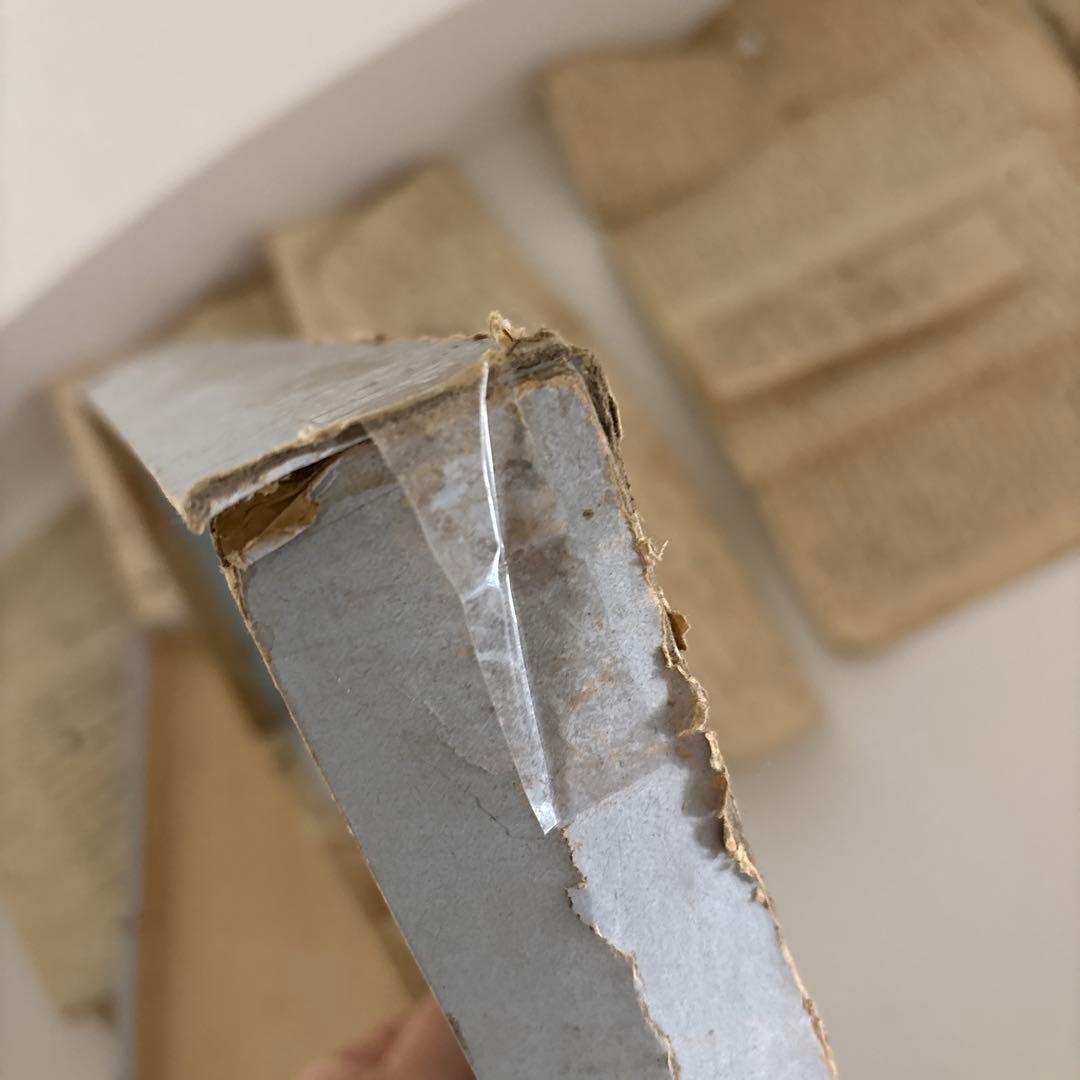 アンティーク雑貨 Old shabby paper box.