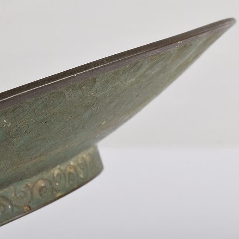 中国　古七宝琺瑯彩　七宝焼　安藤七宝店　盤　皿　2点　時代箱付　M　R9532B