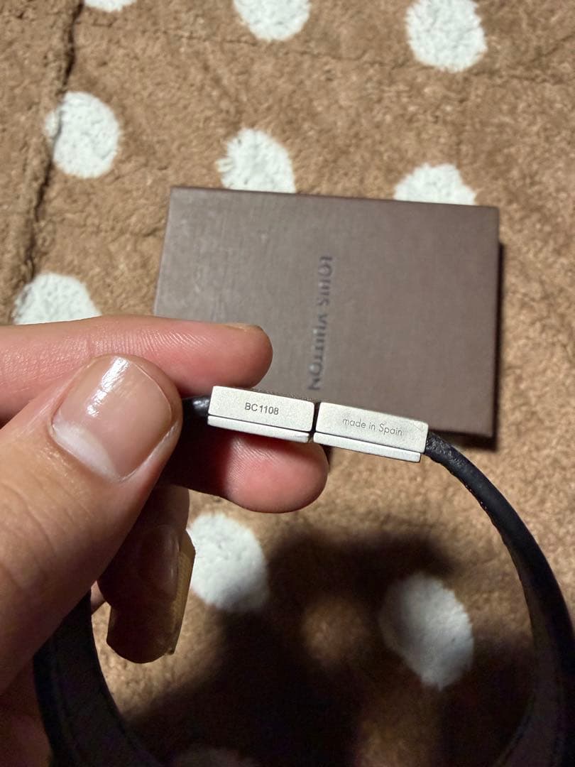 ルイヴィトン　ダミエ　リバーシブル　ブレスレット　 M6051E