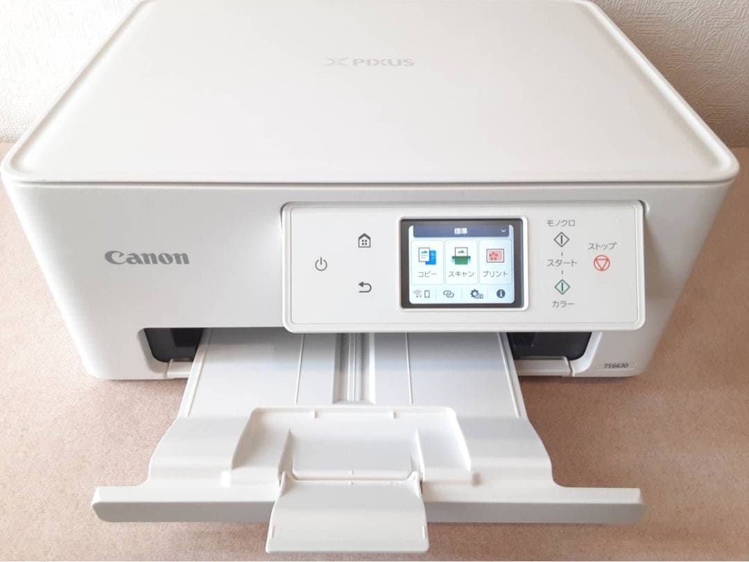 Canon PIXUS TS6630 ホワイト インクジェットプリンター