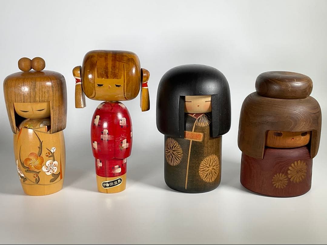 創作こけし　山中三平　三作　卯三郎　はじめ　晃常他　１０体　内閣総理大臣賞受賞