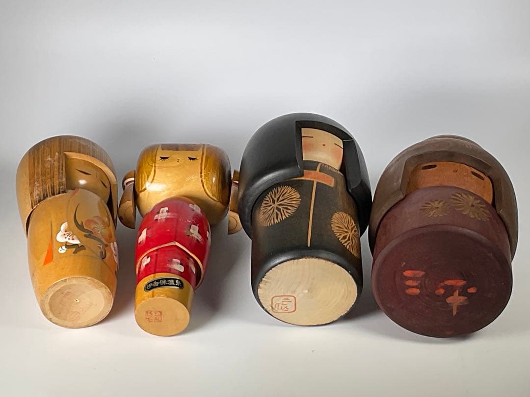 創作こけし　山中三平　三作　卯三郎　はじめ　晃常他　１０体　内閣総理大臣賞受賞