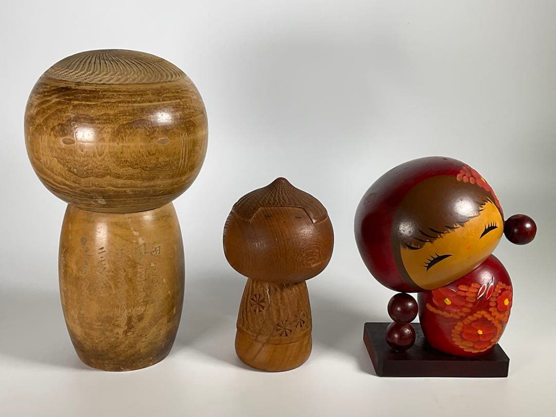 創作こけし　山中三平　三作　卯三郎　はじめ　晃常他　１０体　内閣総理大臣賞受賞