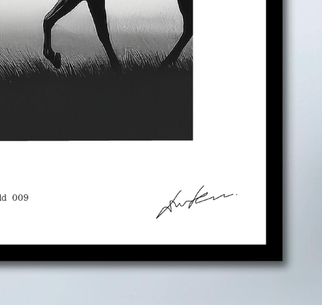 馬・No.009／「HAKU 」アートポスター