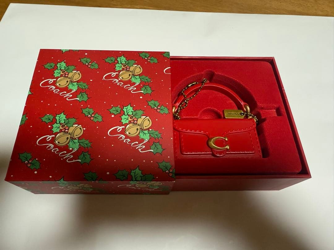 Coach クリスマスオーナメント ミニバッグ