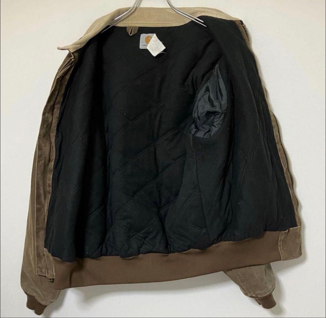 90s USA製 カーハート サンタフェジャケット ダークブラウン系/L相当