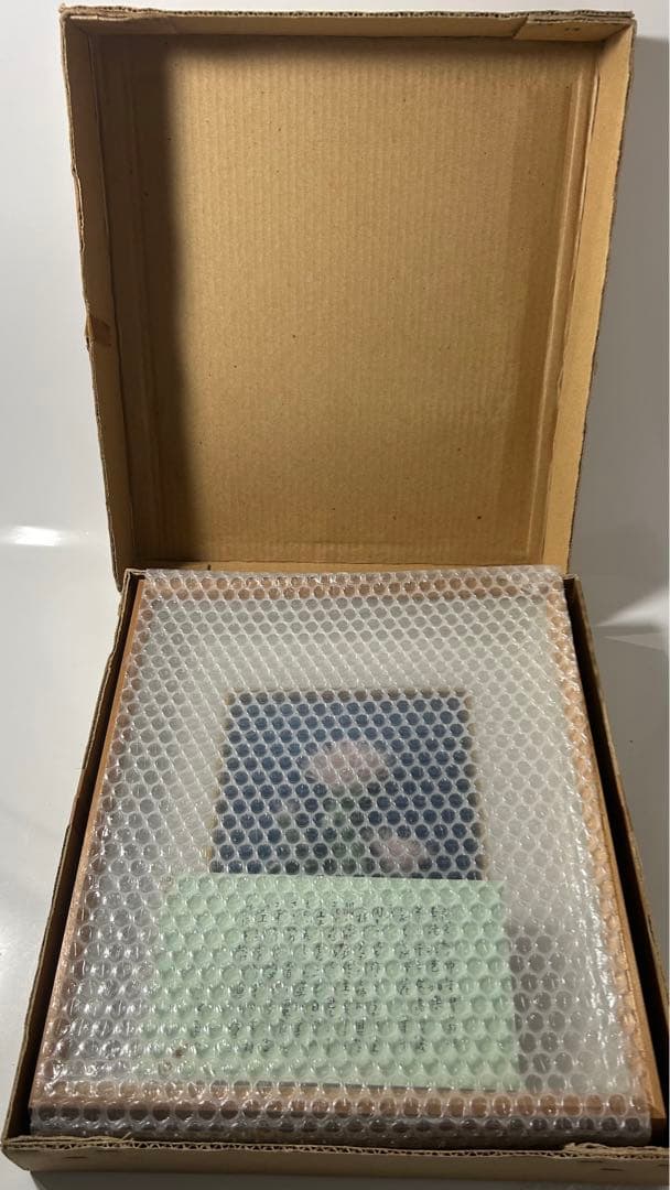 華生窯　アザミ　薊　陶板　高級額装　箱付　未使用保管品　極美品　超細密技巧