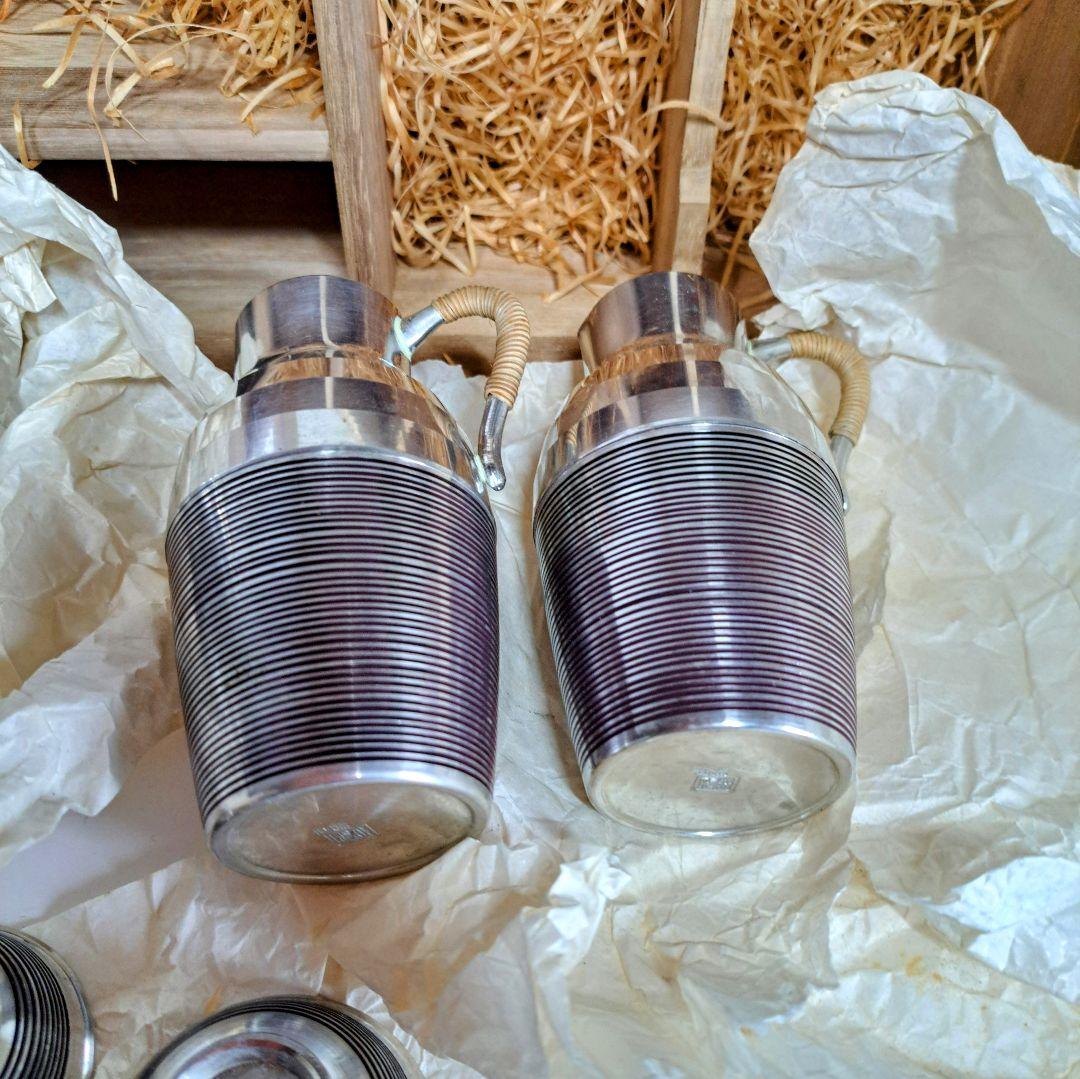 【新品未使用】錫半　酒器　本錫　ぐい呑み　徳利　ちろり　酒盃　昭和レトロ　盃