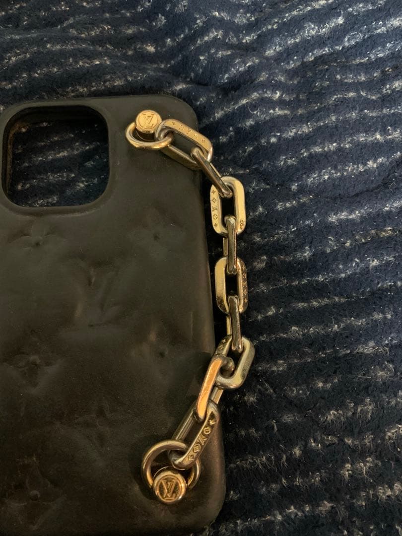 Louis Vuitton ブラック iPhone用ケース。バンパー。