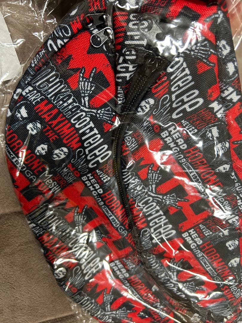 マキシマムザホルモン ウエストポーチ 赤黒