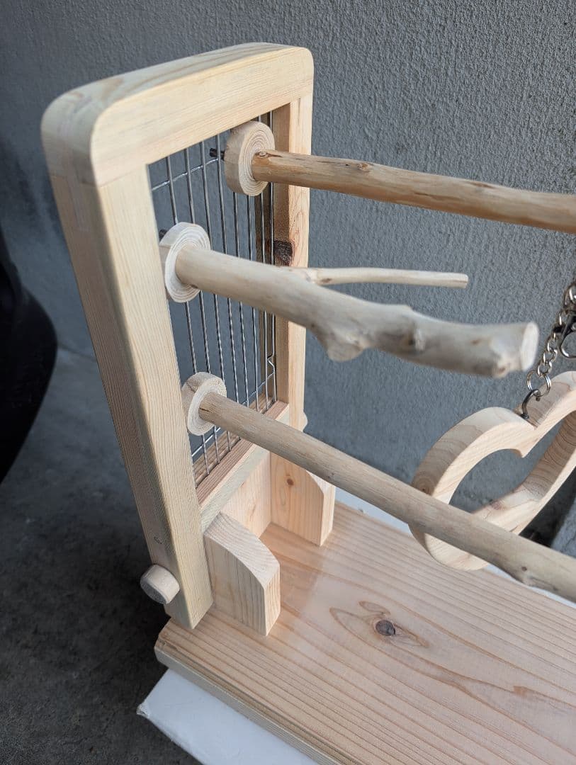 バードアスレチック30 折りたたみ式、止まり木アレンジ可能