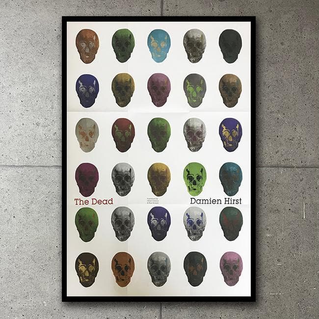 額装品/The Dead Folded/ 2009年 ダミアンハースト/ポスター