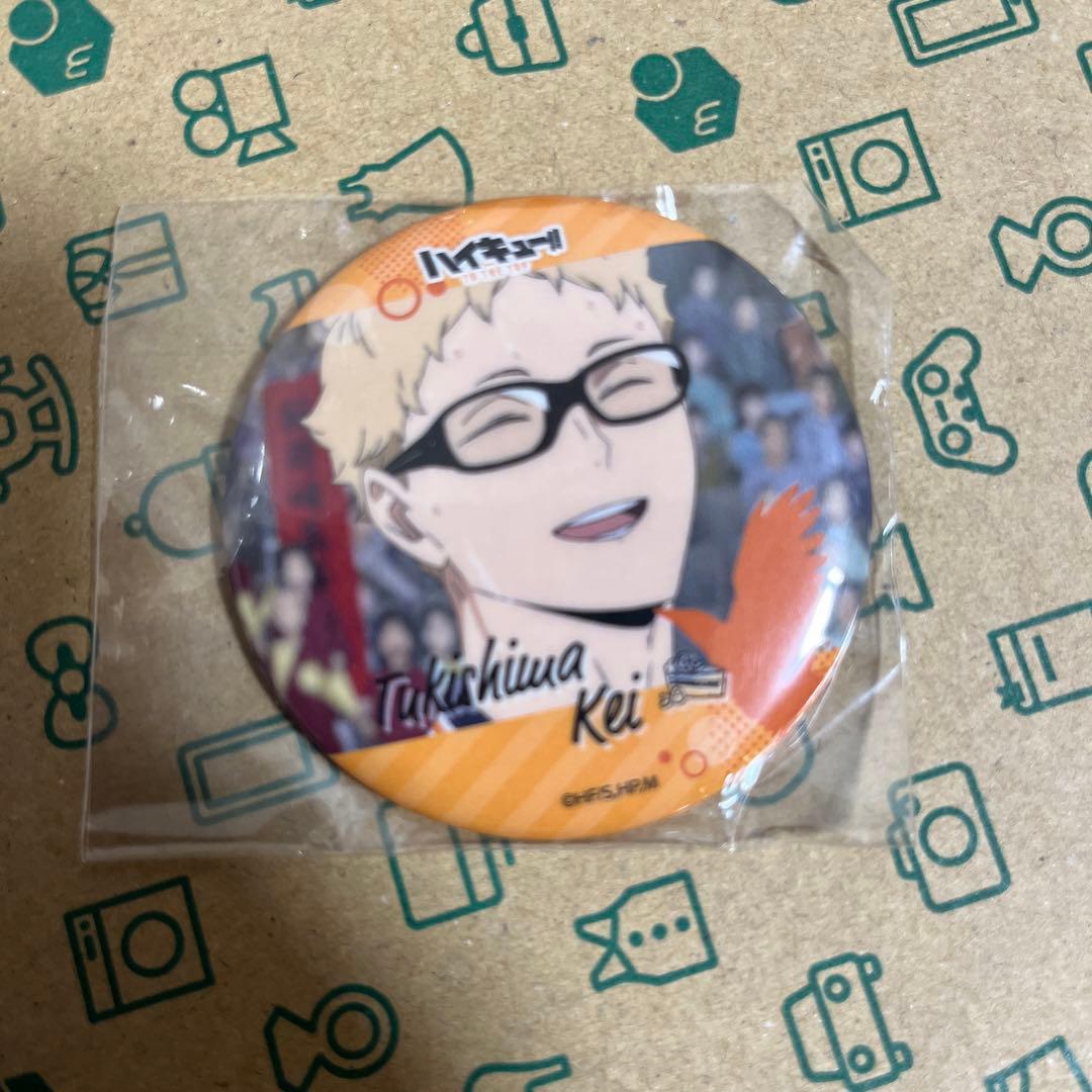 ハイキュー!! cookpad クックパッド 缶バッジ 月島蛍