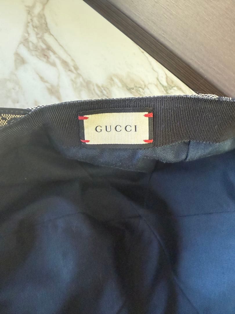 GUCCI GGパターン ベースボールキャップ　XL60
