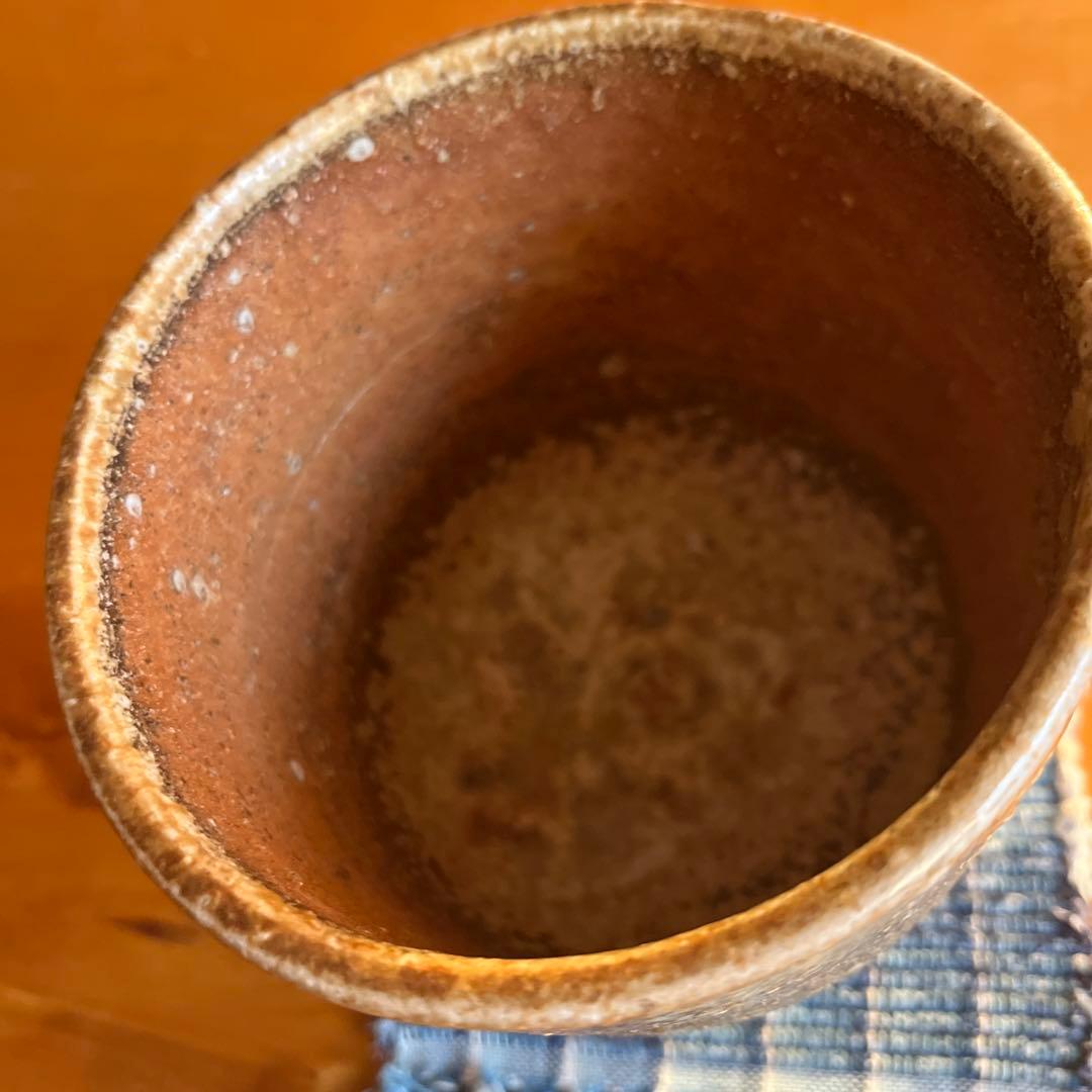 上田直方　茶碗　信楽窯　共箱　茶道具　信楽焼