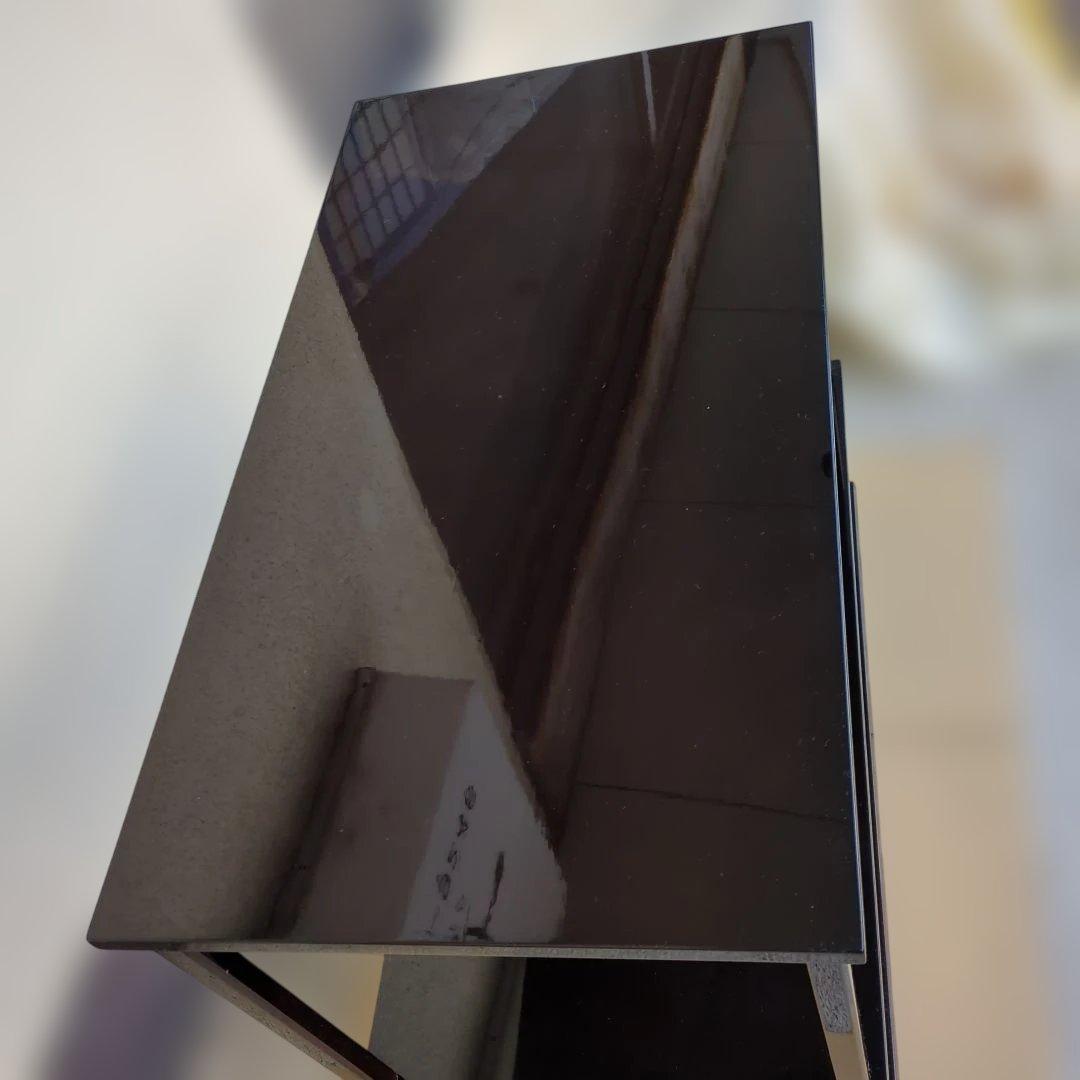 紹鴎棚　溜塗り　茶道具　棚　漆器　組み立て式　在銘　木箱炉用