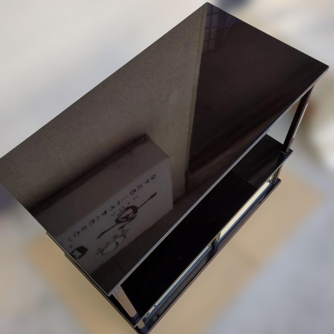 紹鴎棚　溜塗り　茶道具　棚　漆器　組み立て式　在銘　木箱炉用